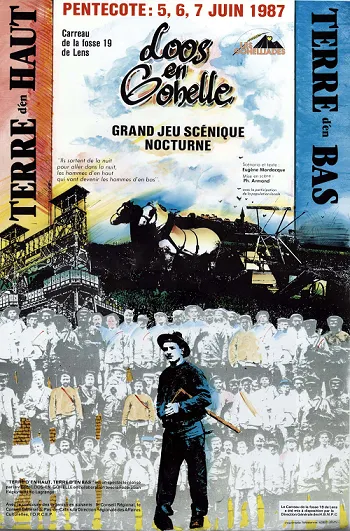 affiche grand jeu scenique nocturne pentecôte 1987